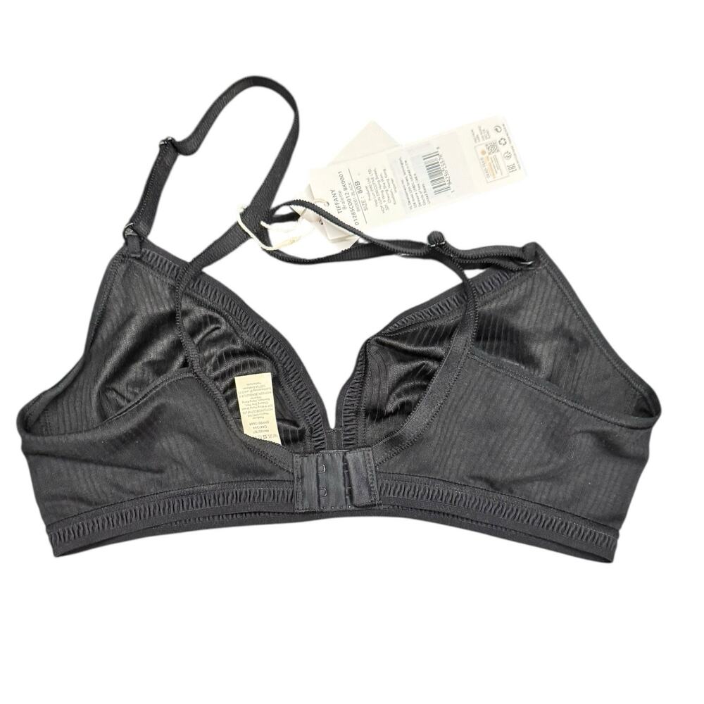 NWT Dorina Tiffany Non Padded Ribbed Bra Black Size 36B - Picture 4 of 8